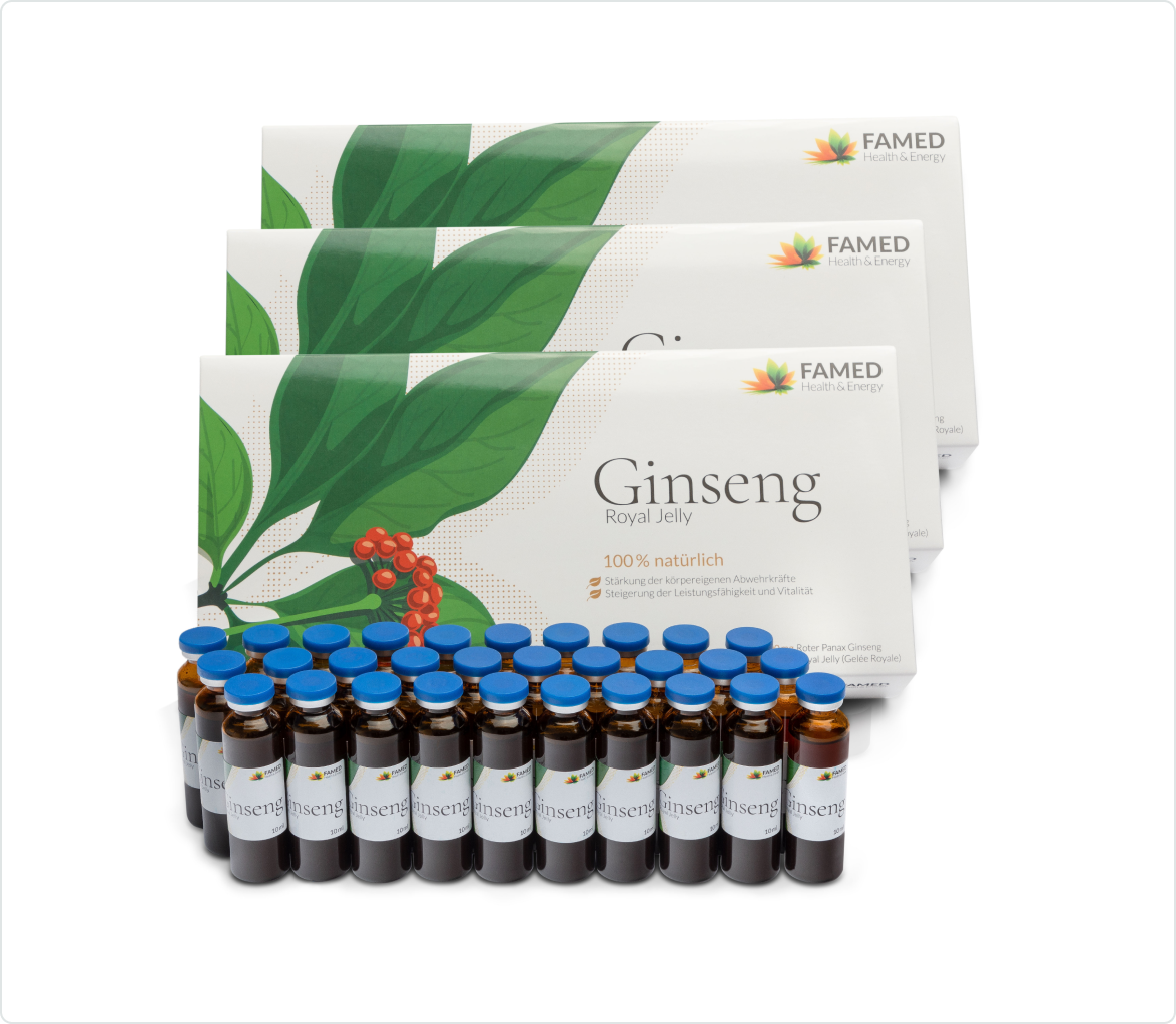 FAMED® Ginseng Royal Jelly Trinkampullen